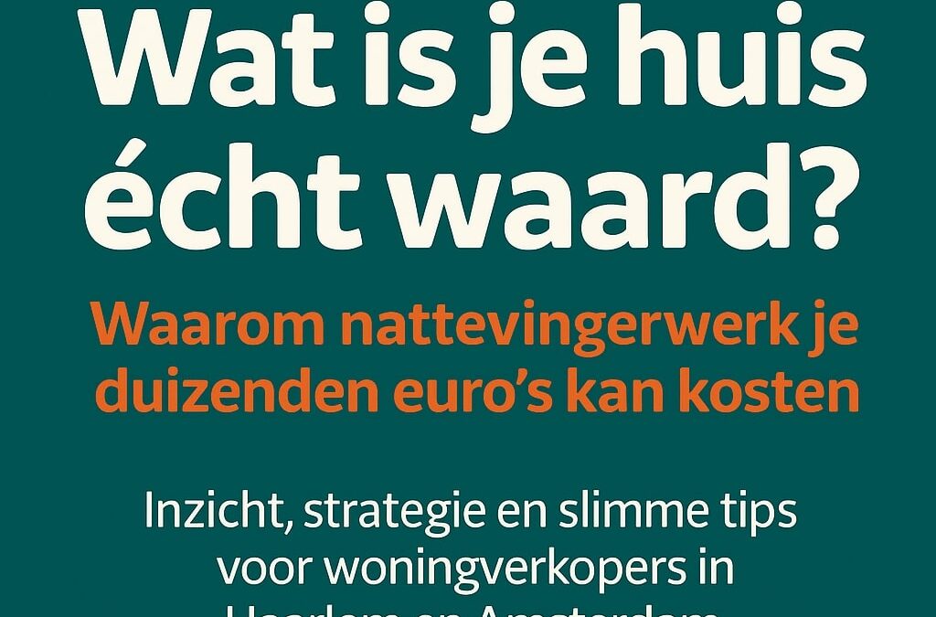 Je woningwaarde juist bepalen en waarom natte vingerwerk je duizenden euro’s kan kosten.