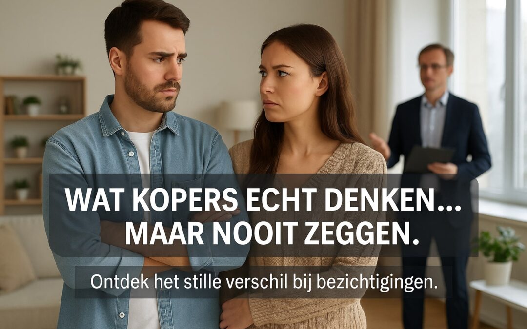 Wat kopers echt denken, maar nooit zeggen.