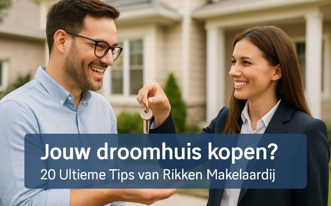 De 20 ultieme tips om jouw droomhuis te kopen met of zonder aankoopmakelaar
