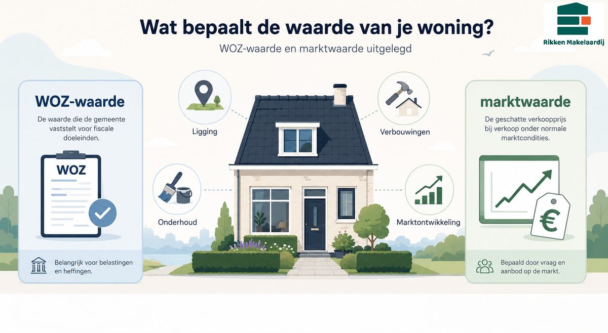 Waardebepaling woning Haarlem: verschil tussen WOZ-waarde en marktwaarde